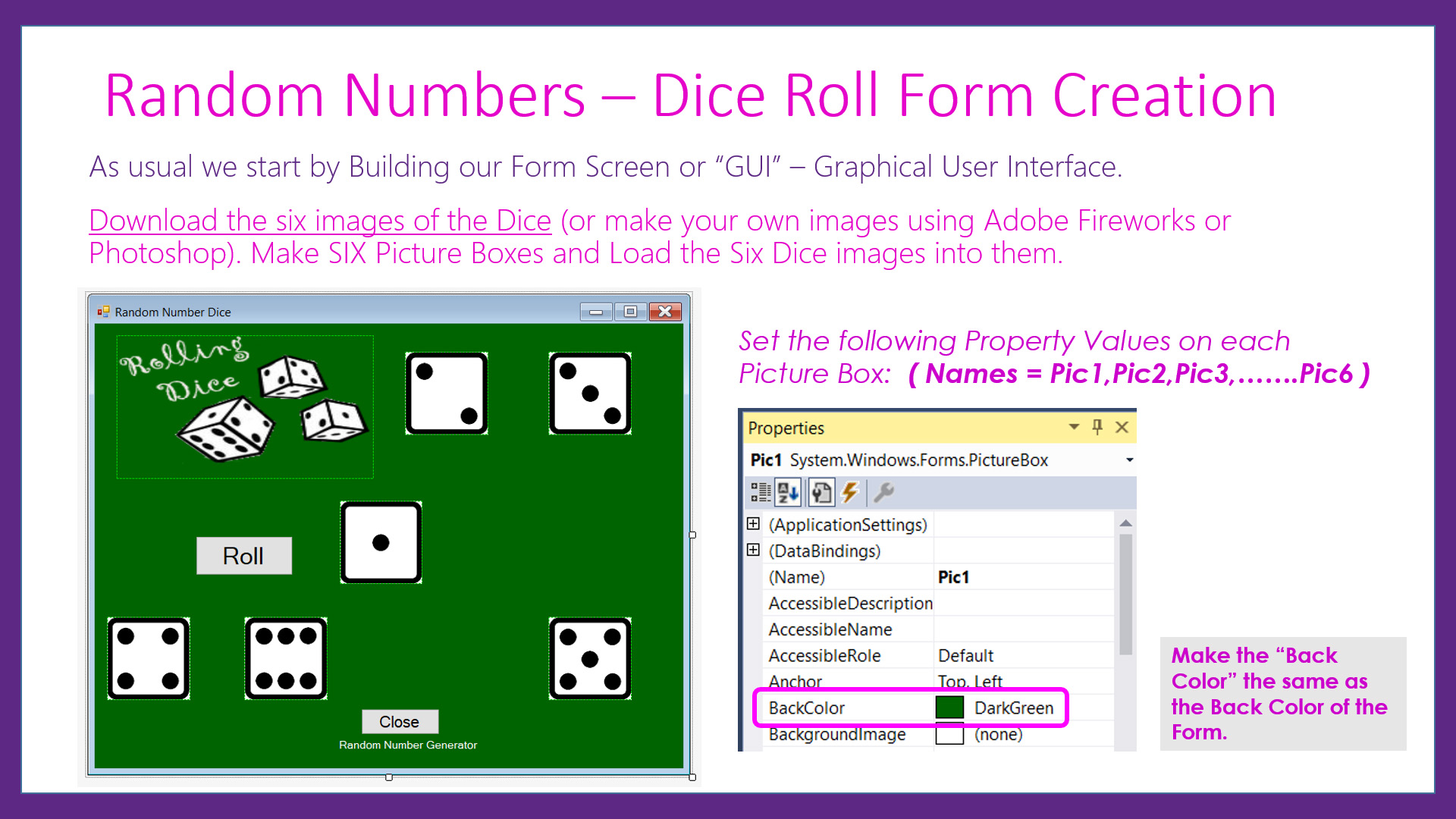 In this lesson we look at how to use the Random Number Generator in Visual ...