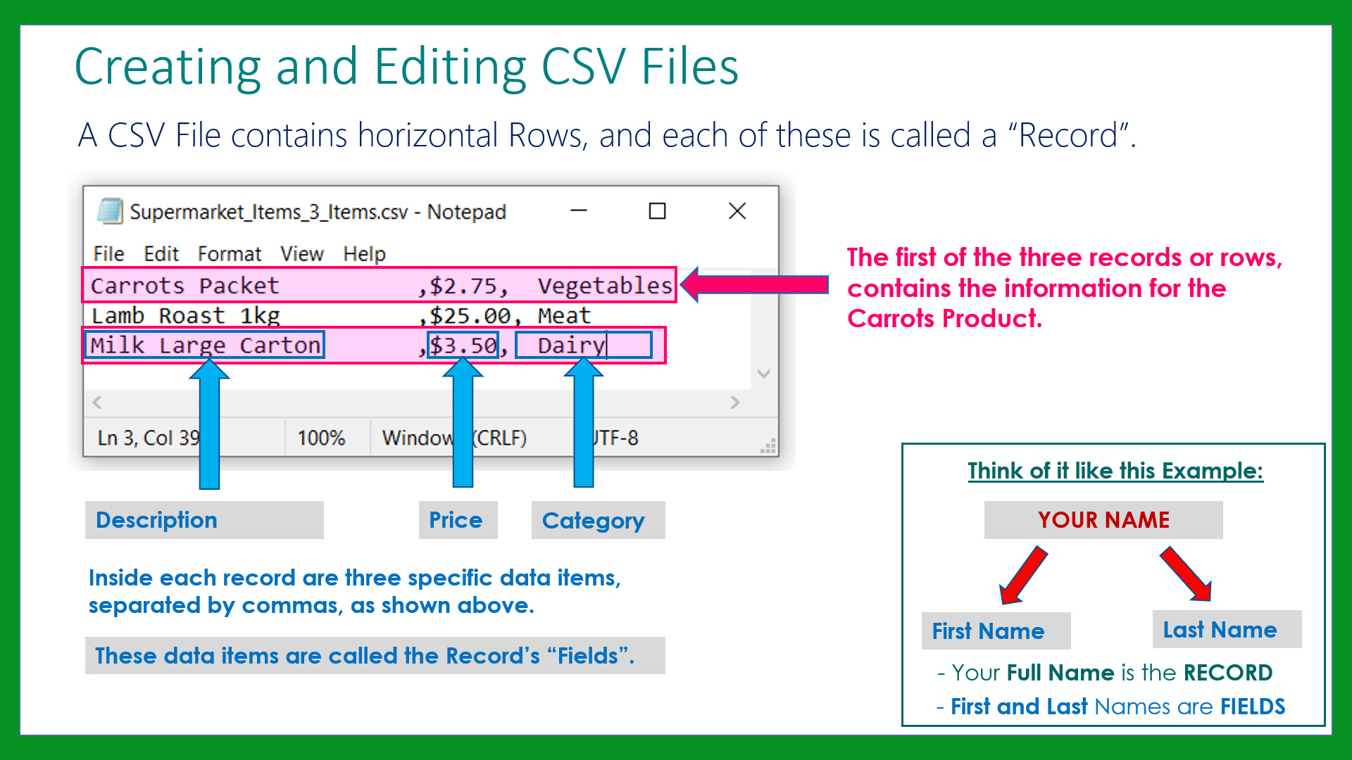 using csv file in praat